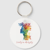 ユニティインダイバーシティIレインボーカラーイラストレーション キーホルダー (裏面)