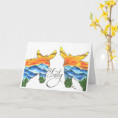 ユニティキャニオンミューズバイシェリージャーヴィスフォールディングカード カード (黄色い花)