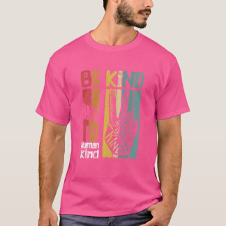 ユニティデイオレンジアンチいじめ認識度カッコいいBe K Tシャツ