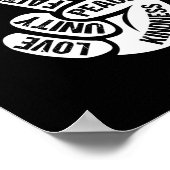 ユニティデイオレンジ親切なアンチいじめ親切 ポスター (角)