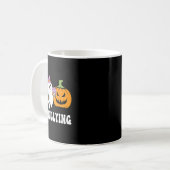 ユニティデイブーいじめ認識度幽霊カボチャ コーヒーマグカップ (正面左)