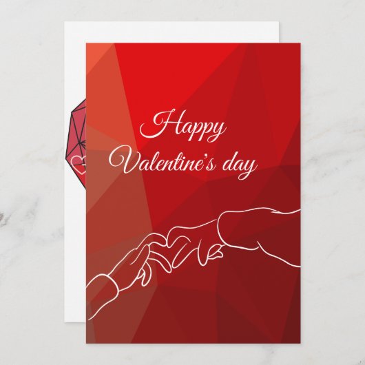 ユニティドハーツ: バレンタインデーの特別なカード シーズンカード (正面/裏面)