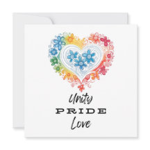 ユニティプライドラブザデイト招待状