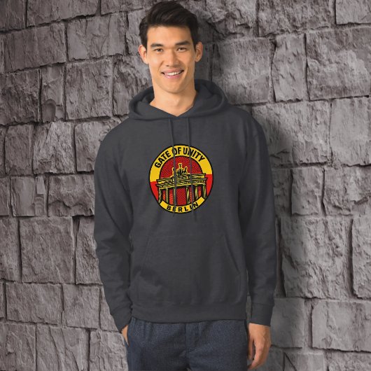 ユニティメンズベーシックのフード付きスウェットシャツのゲート パーカ