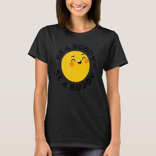 ユニティ日いじめではなく仲間であるおもしろい2 Tシャツ (正面)