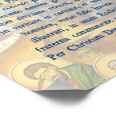 ユニティ祈りの言葉プリント ポスター (角)