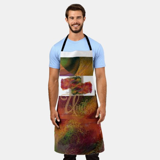 ユニティ エプロン (着用した状態)