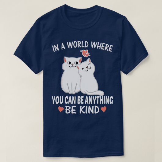 ユニティ・デイ・オレンジ色の優しさ分娩猫 Tシャツ (デザイン正面)
