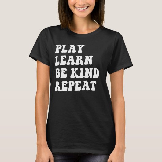 ユニティ・デー遊・オレ学ンジュBe Kind Repeat Unity D Tシャツ (正面)