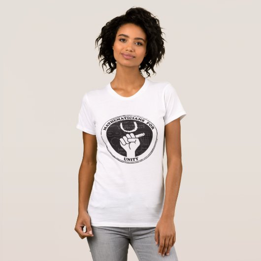 ユニティTシャツの数学者 Tシャツ (正面フル)