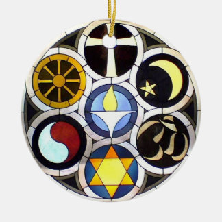 ユニテリアンのUniversalistクリスマスのオーナメント セラミックオーナメント