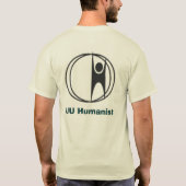 ユニテリアンのUniversalistヒューマニスト、Tシャツ Tシャツ (裏面)