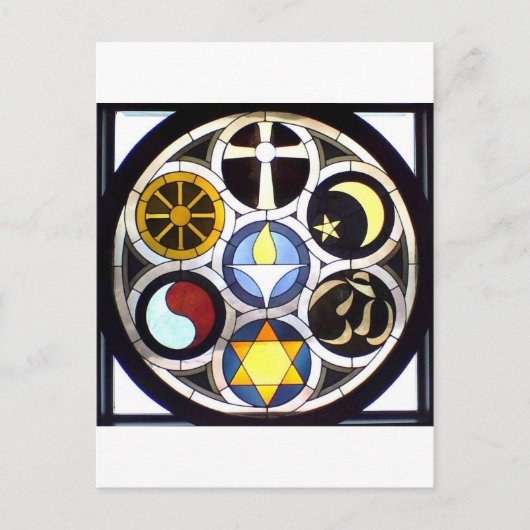 ユニテリアンのUniversalist教会ロックフォード、IL ポストカード (正面)