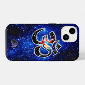 ユニバーサルオーム瞑想 iPhoneケース (裏面横)