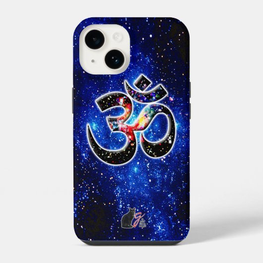 ユニバーサルオーム瞑想 iPhoneケース (裏面)
