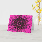 ユニバーサルスパイラル*グリーティングカード* カード (黄色い花)