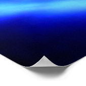 ユニバーサルソースブルーの白で手を癒す ポスター (角)