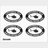 ユニバーサルハブコンピュータReconユニットユーロスタイルシール 楕円形シール (シート)