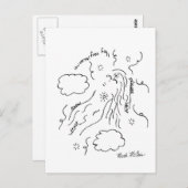 ユニバーサルフリー秋はがき ポストカード (正面/裏面)