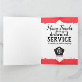 ユニバーサルマイルストーン従業員記念日カード カード (内部)