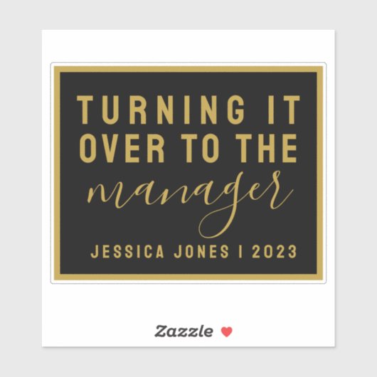 ユニバーサルマネージャローアトラクションブラック蔵書票 シール (シート)