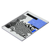 ユニバーサルモダンジオメトリック形状セットカオス・グリ ノートブック (左側)