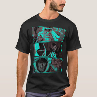 ユニバーサルモンスターズ アーティストシリーズ グループショットパネル Tシャツ
