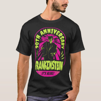 ユニバーサルモンスターズ アーティストシリーズ フランケンシュタインスタンプ Tシャツ