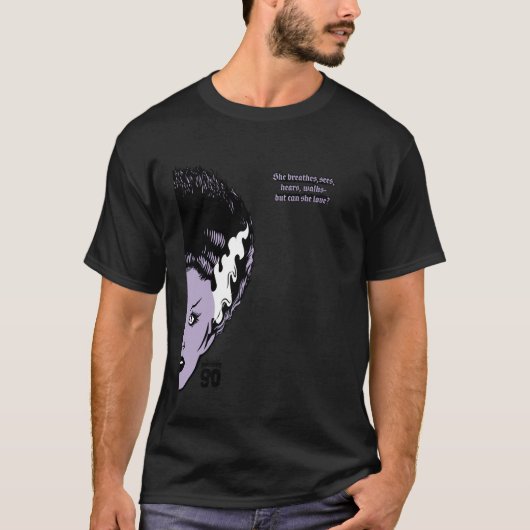 ユニバーサルモンスターズ フランケンシュタインの花嫁 90周年 ハウン Tシャツ (正面)