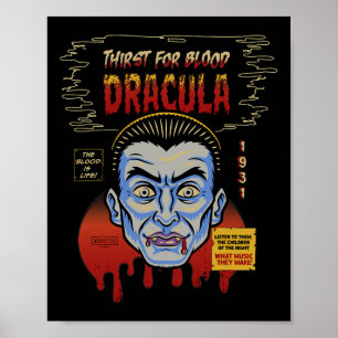 ユニバーサルモンスタードラキュラヴィンテージハロウィーンマスク ポスター