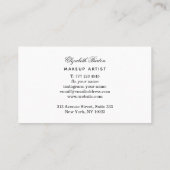 ユニバーサル名刺シンプルスタイルミニマル 名刺 (裏面)