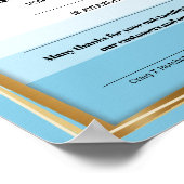 ユニバーサル従業員表彰賞認定書 ポスター (角)