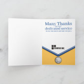 ユニバーサル社員記念日認定カード カード (内部)