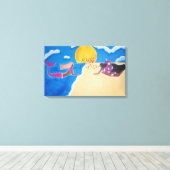 ユニバーサル言語キャンバス印刷 キャンバスプリント (インサイチュ (ウッドフロア))