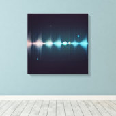 ユニバーサル高調波 キャンバスプリント (インサイチュ (ウッドフロア))