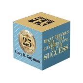 ユニバーサル・マイルストーン従業員のアニバーサリー賞cub フォトキューブ (裏面アングル)