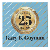 ユニバーサル・マイルストーン従業員のアニバーサリー賞cub フォトキューブ (正面)