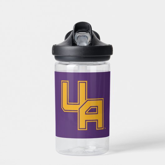 ユニバーシティアットアルバニーイニシャルロゴ ウォーターボトル (正面)