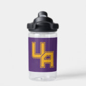 ユニバーシティアットアルバニーイニシャルロゴ ウォーターボトル (背面)