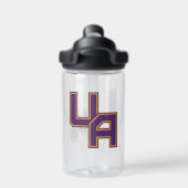 ユニバーシティアットアルバニーイニシャルロゴ ウォーターボトル (背面)