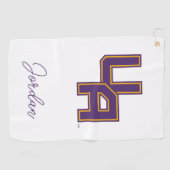 ユニバーシティアットアルバニーイニシャルロゴ ゴルフタオル (横)