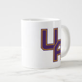 ユニバーシティアットアルバニーイニシャルロゴ ジャンボコーヒーマグカップ (正面右)