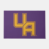 ユニバーシティアットアルバニーイニシャルロゴ ドアマット (正面)