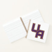 ユニバーシティアットアルバニーイニシャルロゴ ノートブック (内部)