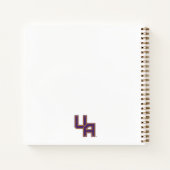 ユニバーシティアットアルバニーイニシャルロゴ ノートブック (裏面)