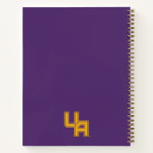 ユニバーシティアットアルバニーイニシャルロゴ ノートブック (裏面)