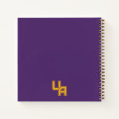 ユニバーシティアットアルバニーイニシャルロゴ ノートブック (裏面)