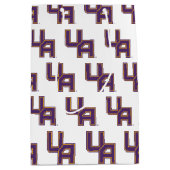 ユニバーシティアットアルバニーイニシャルロゴ ミディアムペーパーバッグ (正面)