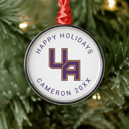 ユニバーシティアットアルバニーイニシャルロゴ メタルオーナメント (ツリー)