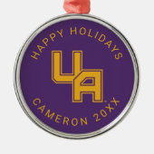 ユニバーシティアットアルバニーイニシャルロゴ メタルオーナメント (正面)